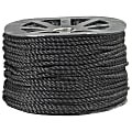 Office Depot® Brand Twisted Polypropylene Rope, 2,450 Lb, 3/8" x 600', Black 1 thumbnail image