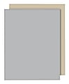 Royal Brites Dual Color Foam Board, 20" x 30", Sandstone/ Greystone