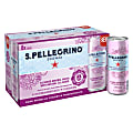 Nestlé® S.Pellegrino Essenza Flavored Mineral Water, Dark Morello Cherry & Pomegranate, 11.15 Oz, Pack Of 8 Cans