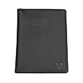 Lewis N. Clark RFID Leather Passport Wallet, Black