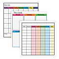 Flipside Frameworks Dry-Erase Charts, 4" x 24", Multicolor, Set Of 3 1 thumbnail image