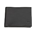 Lewis N. Clark RFID Leather Bi-Fold Wallet, Black