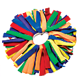 Pomchies Luggage Pom ID Tag, Rainbow 1 thumbnail image