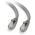 C2G 1ft Cat5e Snagless Unshielded (UTP) Network Patch Ethernet Cable - Gray - Category 5e for Network Device - RJ-45 Male - RJ-45 Male - 1ft - Gray 1 thumbnail image