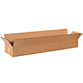 Partners Brand Long Corrugated Boxes, 42" x 11" x 6", Kraft, Pack Of 20 Boxes