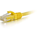 C2G-5ft Cat6 Snagless Unshielded (UTP) Network Patch Cable - Yellow