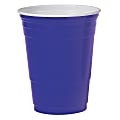 Solo Cup Plastic Party Cups, 16 Oz, Blue, Box Of 50 Cups 1 thumbnail image