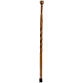 Brazos Walking Sticks™ Twisted Oak Turned Knob Walking Stick, 37", Brown