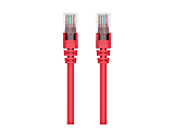 Belkin - Patch cable - RJ-45 (M) to RJ-45 (M) - 35 ft - UTP - CAT 5e - molded, snagless - red -  - A3L79135REDS 1 thumbnail image
