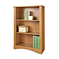 Realspace® Dawson 3-Shelf Bookcase, Canyon Maple 1 thumbnail image