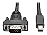 Tripp Lite 3ft Mini DisplayPort to VGA Adapter Active Converter mdp to VGA 1920x 1200 DPort 1.2 M/M - P586003VGAV2 1 thumbnail image