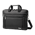Samsonite® Classic Laptop Computer Slim Briefcase, 12" x 16" x 2", Black