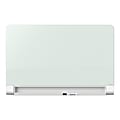 Quartet® Horizon™ Magnetic Glass Unframed Dry-Erase Whiteboard With Concealed Tray, 85" x 48", White 1 thumbnail image
