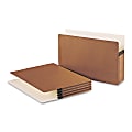 Smead® Straight-Cut Tab Redrope File Pockets, Legal Size, 3 1/2" Expansion, 30% Recycled, Redrope, Box Of 50 1 thumbnail image