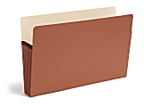 Smead® Straight-Cut Tab Redrope File Pockets, Legal Size, 5 1/4" Expansion, 30% Recycled, Redrope, Box Of 50 1 thumbnail image
