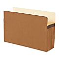 Smead® Straight-Cut Tab Redrope File Pockets, Legal Size, 5 1/4" Expansion, 30% Recycled, Redrope, Box Of 50
