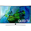 Samsung Q8C QN55Q8CAMF 55" Curved Screen Smart LED-LCD TV - 4K UHDTV - Sterling Silver, Brushed Metal - Edge LED Backlight - DTS Premium Sound 5.1, Dolby Digital Plus