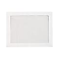 LUX 6 3/4 Full-Face Window Envelopes, Middle Window, Gummed Seal, Bright White, Pack Of 50
