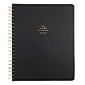 Russell & Hazel Weekly/Monthly Planner, 9-1/8" x 11-1/4", Black 1 thumbnail image