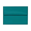 LUX Invitation Envelopes, A6, Peel & Press Closure, Teal, Pack Of 250