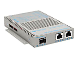 Omnitron OmniConverter FPoE/SL - Fiber media converter - 100Mb LAN - 10Base-T, 100Base-FX, 100Base-TX - RJ-45 / SFP (mini-GBIC)