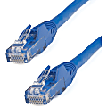 StarTech.com 125ft CAT6 Ethernet Cable - Blue Snagless Gigabit CAT 6 Wire - 125ft Blue CAT6 up to 160ft - 650MHz - 125 foot UL ETL verified Snagless UTP RJ45 patch/network cord