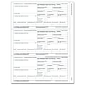ComplyRight W-2 Inkjet/Laser Tax Forms For 2017, Employer Copy 1 And D, 3-Up, 8 1/2" x 11", Pack Of 50 Forms