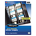 Wilson Jones® Diskette Storage Pages, Clear, 3 1/2" x 3 1/2", Pack Of 10 1 thumbnail image