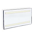 Azar Displays Acrylic Sign Holders With Adhesive Tape, 11" x 17", Clear, Pack Of 10 1 thumbnail image