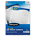 Wilson Jones® Vinyl Job Ticket Holders, 9" x 12", Pack Of 10 1 thumbnail image