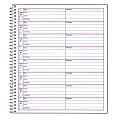 Office Depot® Brand Voicemail Log Book, 7 1/2" x 8 1/2", 60 Sheets, White Paper, Black Ink 1 thumbnail image