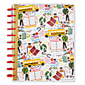 Happy Planner Monthly/Weekly Big Teacher Happy Planner, 8-1/2" x 11", Cute Icons, Undated, PPBU12-005