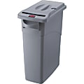 Rubbermaid® Commercial 16-Gallon Document Containers, 24-15/16"H x 11"W x 23-3/16"L, Gray, Set Of 4 Containers 1 thumbnail image
