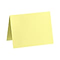 LUX Folded Cards, A1, 3 1/2" x 4 7/8", Lemonade Yellow, Pack Of 50
