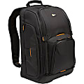 Case Logic SLR Camera/Notebook Backpack - 17" x 12.5" x 8" - Nylon - Black
