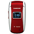T-Mobile® Samsung t209 Flip-Top Prepaid Wireless Phone, Red