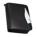 Day-Timer® Verona 7-Ring Leather Starter Set With Zipper, 8 1/2" x 11", Black 1 thumbnail image