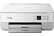 Canon® PIXMA™ TS6420a Wireless All-in-One Color Printer, White 1 thumbnail image