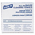 Genuine Joe All-Purpose Cleaning Towels - 16.50" x 9.50" - White - Fabric - 100 Per Box - 10 / Carton