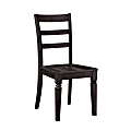 Whalen® Furniture Kendal Wood Chair, Gray