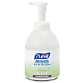 PURELL® Hand Sanitizer Foam - Fragrance-free Scent - 18.1 fl oz (535 mL) - Pump Bottle Dispenser - Kill Germs - Hand, Skin - Clear - Non-aerosol, Anti-septic - 4 / Carton