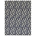 Foss Floors Area Rug, 6'H x 8'W, Abstract, Blue/White 1 thumbnail image
