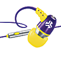 JLab JBuds Neon Metal Earbud Headphones With Universal Microphone, Purple/Yellow