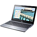 Acer C720-34054G03aii 11.6" LCD Chromebook - Intel Core i3 i3-4005U Dual-core (2 Core) 1.70 GHz - 4 GB DDR3L SDRAM - 32 GB SSD - Chrome OS 64-bit - 1366 x 768 - ComfyView 1 thumbnail image
