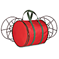 Honey-Can-Do Holiday Light String Storage Reels And Bag, 12"H x 12"W x 12"D, Red/Green