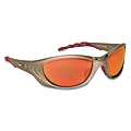 Fuel 2 Safety Eyewear, Red Mirror Lens, Anti-Fog/HC, Metallic Sand Frame, Nylon