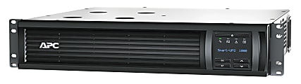 APC® Smart-UPS 6-Outlet Rack-Mount Uninterruptible Power Supply, 1,000VA/700 Watts, SMT1000RM2UC