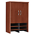 Bush Business Furniture Components Hutch 30"W, Hansen Cherry/Graphite Gray, Standard Delivery