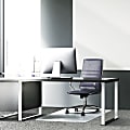 Floortex® Glaciermat® Glass Heavy-Duty Rectangular Chair Mat For Hard Floors & Carpets, 36" x 48", Crystal Clear
