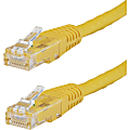 StarTech.com 25ft CAT6 Ethernet Cable - Yellow Molded Gigabit CAT 6 Wire 1 thumbnail image